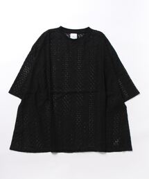 Lui's | 6分袖クロシェ編みプルオーバー(Tシャツ/カットソー)