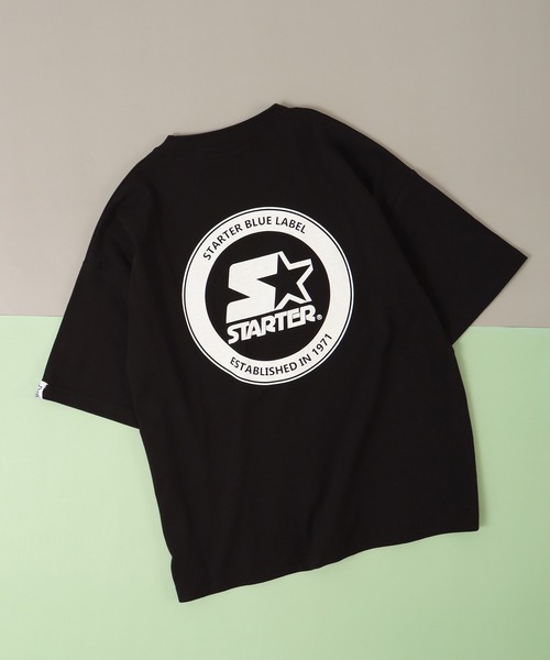 STARTER（スターター）の「STARTERプリントビッグTシャツ 半袖 キッズ（Tシャツ/カットソー・キッズ・グリーン/ホワイト/ネイビー/ブラック系/ネイビー系/ブラック/ホワイト系・140/150/160/130）」の4枚目の写真