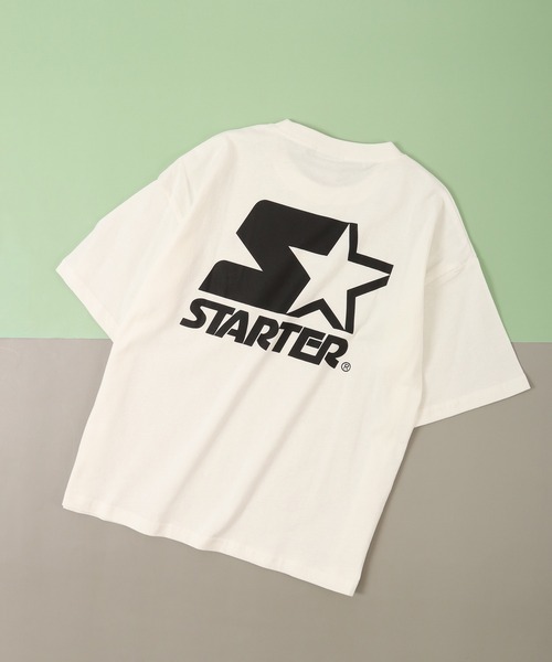 STARTER（スターター）の「STARTERプリントビッグTシャツ 半袖 キッズ（Tシャツ/カットソー・キッズ・グリーン/ホワイト/ネイビー/ブラック系/ネイビー系/ブラック/ホワイト系・140/150/160/130）」の2枚目の写真