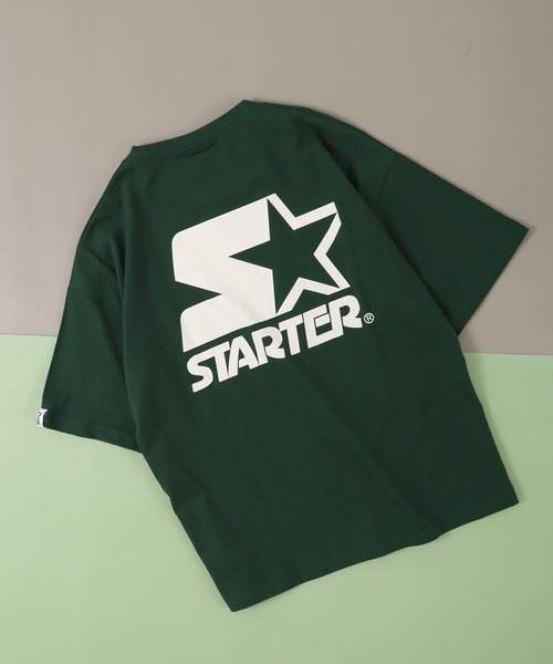 STARTER（スターター）の「STARTERプリントビッグTシャツ 半袖 キッズ（Tシャツ/カットソー・キッズ・グリーン/ホワイト/ネイビー/ブラック系/ネイビー系/ブラック/ホワイト系・140/150/160/130）」の5枚目の写真