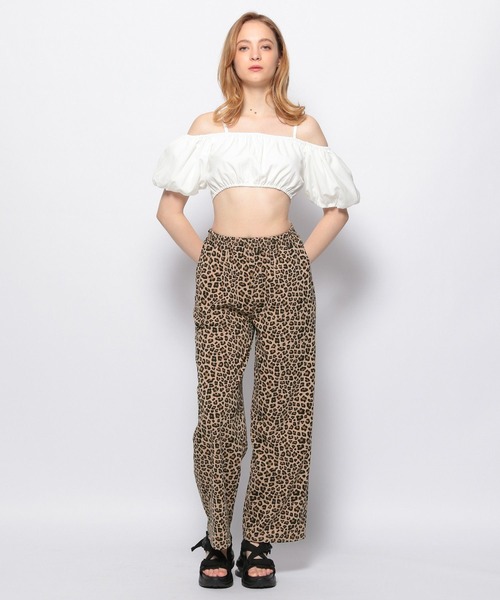 FOREVER 21(フォーエバー トゥエンティーワン)の「レオパードイージーパンツ(その他パンツ・レディース・レオパード・SMALL/MEDIUM)」の2枚目の写真