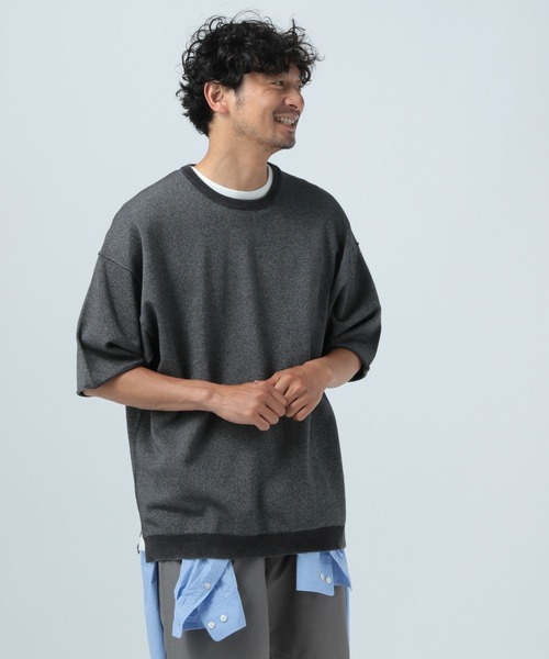 BAYFLOW(ベイフロー)の「メランジトーンサマーニットTシャツ(ニット/セーター・メンズ・ライトブルー/ライトグリーン/チャコール・MEDIUM/LARGE)」の19枚目の写真