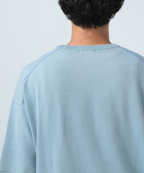 BAYFLOW(ベイフロー)の「メランジトーンサマーニットTシャツ(ニット/セーター・メンズ・ライトブルー/ライトグリーン/チャコール・MEDIUM/LARGE)」の20枚目の写真