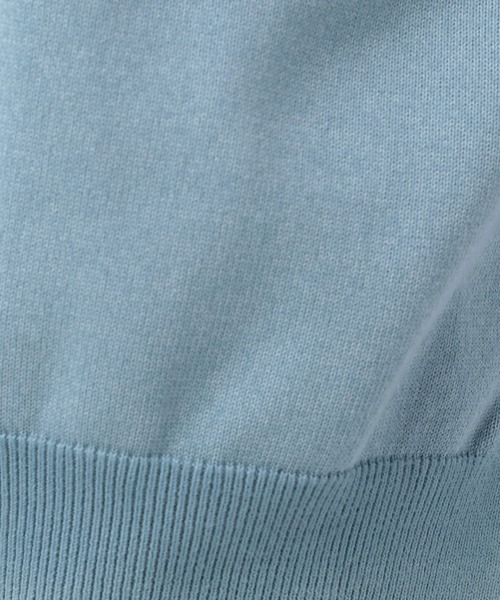 BAYFLOW(ベイフロー)の「メランジトーンサマーニットTシャツ(ニット/セーター・メンズ・ライトブルー/ライトグリーン/チャコール・MEDIUM/LARGE)」の16枚目の写真