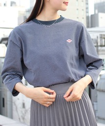 DANTON/ダントン クルーネックプルオーバー3/4スリーブ ボーダー CREWNECK P.O 3/4 SLEEVES BORDER DT-C0131 TCB