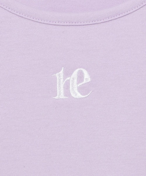 Heather（ヘザー）の「フロントロゴ刺繍TEE　966146（Tシャツ/カットソー・レディース・オフホワイト/ブラック/パープル・FREE）」の8枚目の写真