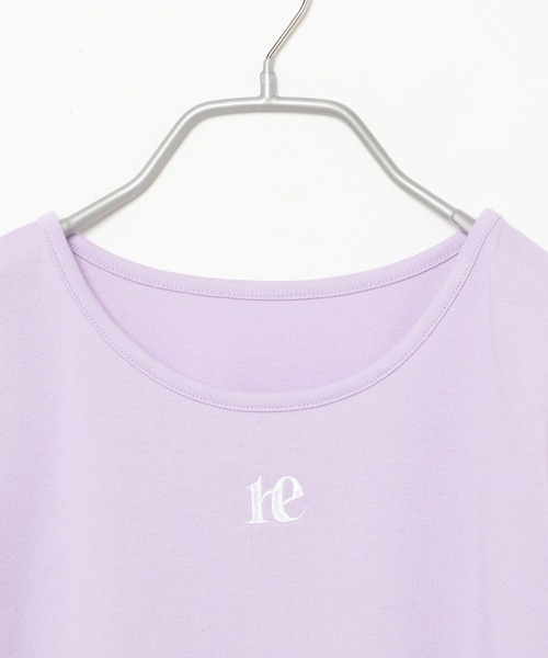 Heather（ヘザー）の「フロントロゴ刺繍TEE　966146（Tシャツ/カットソー・レディース・オフホワイト/ブラック/パープル・FREE）」の17枚目の写真