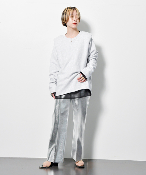 シティショップ CITYSHOP 23SS プルオーバーシャツ Li／Co BIO WASH