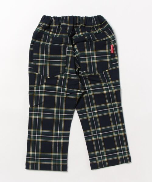 Moujonjon（ムージョンジョン）の「のびのびツイルチェック柄パンツ（その他パンツ・キッズ・ブラック/ネイビー・120/110/100/140/90/130）」の3枚目の写真