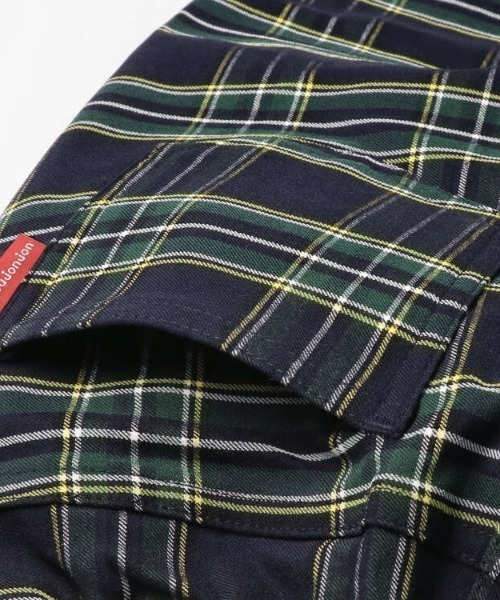 Moujonjon（ムージョンジョン）の「のびのびツイルチェック柄パンツ（その他パンツ・キッズ・ブラック/ネイビー・120/110/100/140/90/130）」の5枚目の写真