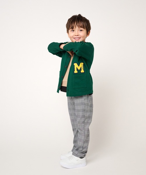 Moujonjon（ムージョンジョン）の「のびのびツイルチェック柄パンツ（その他パンツ・キッズ・ブラック/ネイビー・120/110/100/140/90/130）」の13枚目の写真