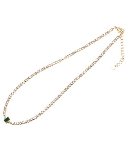 atmos pink（アトモスピンク）の「atmos pink ビジューネックレス（ネックレス・レディース・シルバー/ゴールド・FREE）」の3枚目の写真