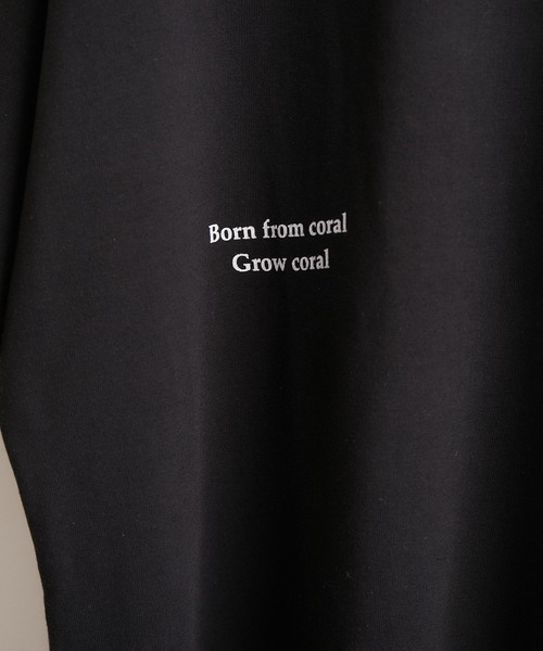 JUNRED(ジュンレッド)の「35COFFEEコラボ / ドルマンスリーブビッグTシャツ(Tシャツ/カットソー・メンズ・ブラック/ホワイト・LL/M/L)」の8枚目の写真