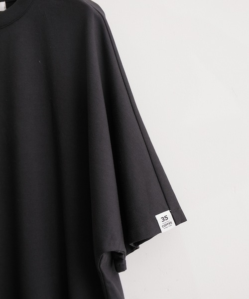 JUNRED(ジュンレッド)の「35COFFEEコラボ / ドルマンスリーブビッグTシャツ(Tシャツ/カットソー・メンズ・ブラック/ホワイト・LL/M/L)」の7枚目の写真