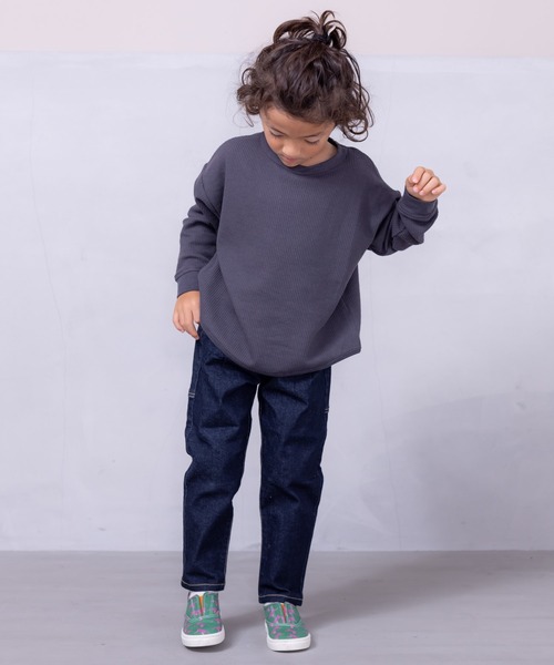 Life Support Products(ライフサポートプロダクツ)の「デニムタックロングパンツ(80~150cm)(デニムパンツ・キッズ・ブルー/ネイビー・95/80/140/100/90/120/150/130/110)」の14枚目の写真