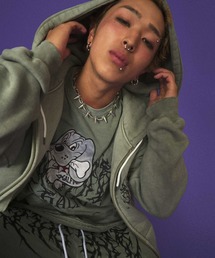 GALFY ダンボ プリント パーカー グレー GALFY】イヌックリンパーカー | OUR BRAND,GALFY | PRESSING WEB