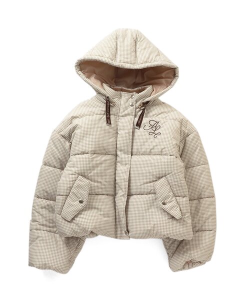 algy(アルジー)の「ガーリー中綿アウター(ダウンジャケット/コート・キッズ・ブラック/ベージュ・X-SMALL/SMALL/MEDIUM/XX-SMALL)」の15枚目の写真