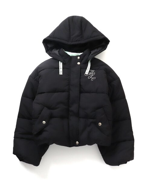 algy(アルジー)の「ガーリー中綿アウター(ダウンジャケット/コート・キッズ・ブラック/ベージュ・X-SMALL/SMALL/MEDIUM/XX-SMALL)」の10枚目の写真