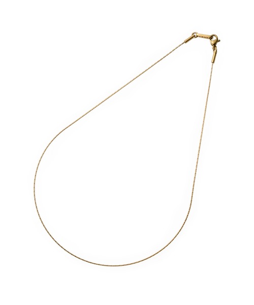 CENE（セネ）の「【CENE】セネ/0.6mmチェーンネックレス/34cm（ネックレス・レディース・ゴールド/シルバー/ピンクゴールド・FREE）」の9枚目の写真