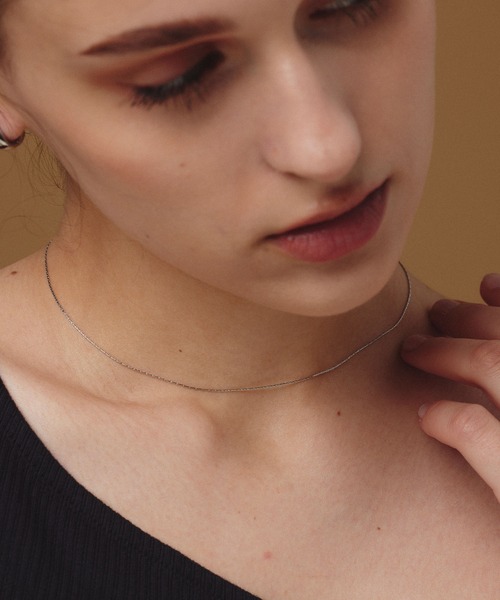 CENE（セネ）の「【CENE】セネ/0.6mmチェーンネックレス/34cm（ネックレス・レディース・ゴールド/シルバー/ピンクゴールド・FREE）」の14枚目の写真