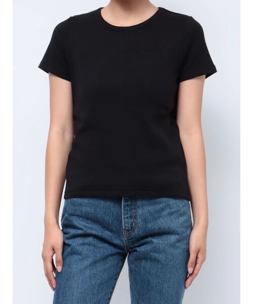 Ungrid（アングリッド）の「カラーフィットTee（Tシャツ/カットソー・レディース・レッド/ピンク/オフホワイト/ブラック・FREE）」の3枚目の写真