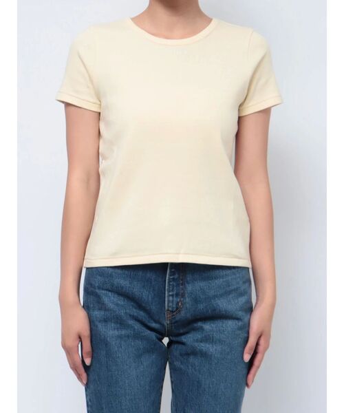 Ungrid（アングリッド）の「カラーフィットTee（Tシャツ/カットソー・レディース・レッド/ピンク/オフホワイト/ブラック・FREE）」の6枚目の写真