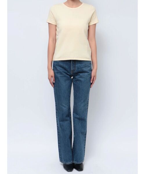 Ungrid（アングリッド）の「カラーフィットTee（Tシャツ/カットソー・レディース・レッド/ピンク/オフホワイト/ブラック・FREE）」の12枚目の写真