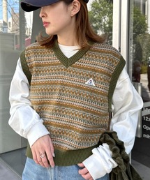 GEVACO | 【GEVACO／ゲバコ】ジャガードニットベスト(ベスト)