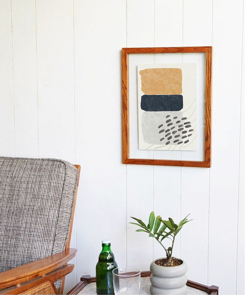 journal standard Furniture （ジャーナルスタンダードファニチャー）の「RONDA Frame A4 4th　ロンダフレーム ※ ガラス フォトフレーム 額縁（フォトフレーム・レディース・ベージュ/ブラウン・FREE）」の19枚目の写真