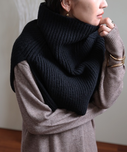 ZUCCa PO ニットスヌード ZU43AD11824Fネックウォーマー ZUCCa PO ニットスヌード ZU43AD11824Fネックウォーマー ZUCCa