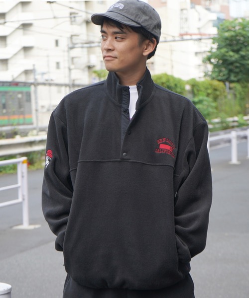 BEN DAVIS(ベンデイビス)の「《BEN DAVIS》ハーフボタン フリース(その他トップス・メンズ・グレー/ブラック/ブルー・MEDIUM/X-LARGE/LARGE)」の5枚目の写真