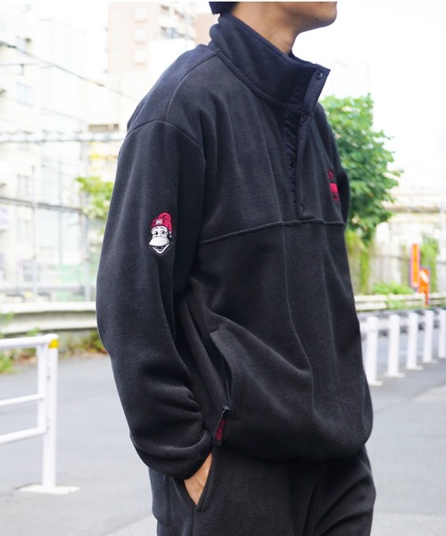 BEN DAVIS(ベンデイビス)の「《BEN DAVIS》ハーフボタン フリース(その他トップス・メンズ・グレー/ブラック/ブルー・MEDIUM/X-LARGE/LARGE)」の6枚目の写真