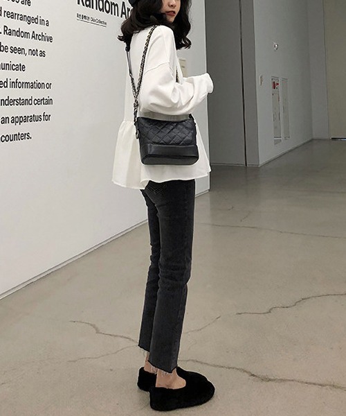 MAISON DE THERESE（メゾン ド テレーズ）の「長袖ペプラムTシャツ（Tシャツ/カットソー・レディース・ホワイト/ブラック/ブルー/イエロー・M/L）」の10枚目の写真