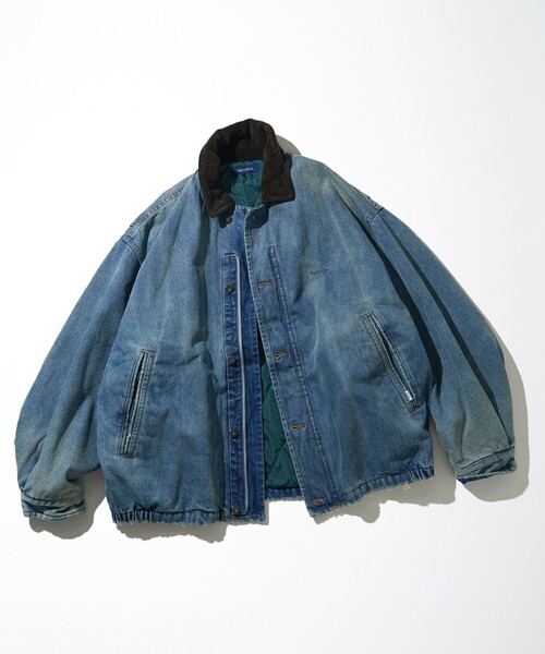 NAUTICA（ノーティカ）の「NAUTICA/ノーティカ Denim Blouson/デニム ブルゾン（ブルゾン・メンズ・ブラック/ブルー・LARGE/MEDIUM/X-LARGE）」の4枚目の写真