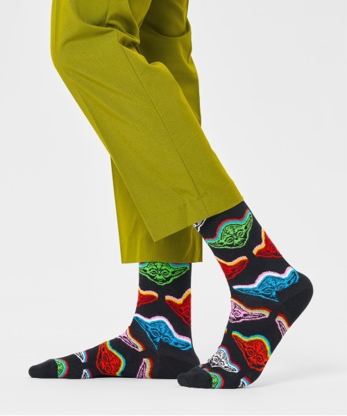 Happy Socks（ハッピーソックス）の「【Happy Socks × Star Wars】  Limited sock（ソックス/靴下・レディース・ブルー/ブラック系その他/イエロー/ネイビー/ブラック/レッド/ライトグリーン/ホワイト・SMALL/MEDIUM）」の14枚目の写真