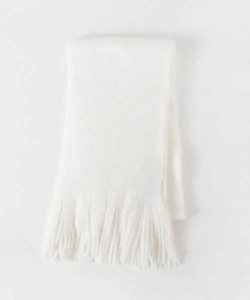 SMELLY（スメリー）の「ソフトボリュームマフラー（マフラー・レディース・ベージュ/ミント/チャコールグレー/グレー/ホワイト・-）」の17枚目の写真