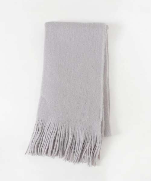 SMELLY（スメリー）の「ソフトボリュームマフラー（マフラー・レディース・ベージュ/ミント/チャコールグレー/グレー/ホワイト・-）」の18枚目の写真