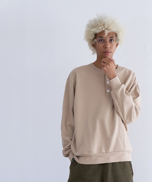 トップス 60's~ S/S sweat Healthknit CLASSIC SWEAT HENLEY L/S (54005)（スウェット