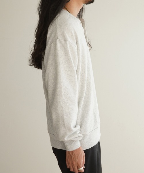 Healthknit（ヘルスニット）の「Healthknit CLASSIC SWEAT HENLEY L/S