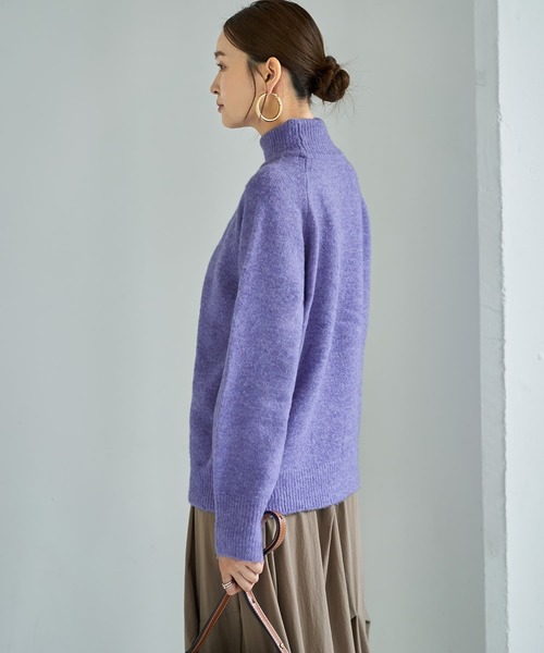 ヤク風タートルネックニットトップス（ニット/セーター）｜STYLE DELI