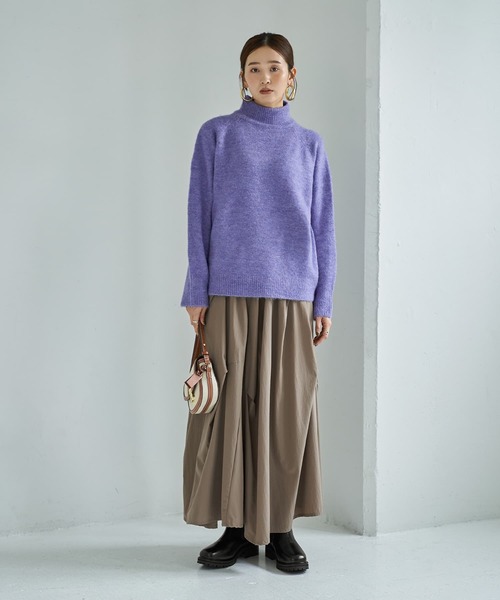 ヤク風タートルネックニットトップス（ニット/セーター）｜STYLE DELI