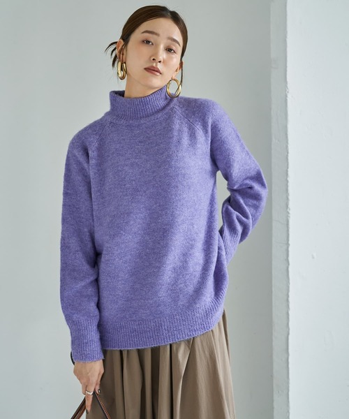 ヤク風タートルネックニットトップス（ニット/セーター）｜STYLE DELI