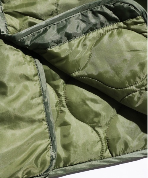 made in standard (メイドインスタンダード)の「MADE IN STANDARD/メイドインスタンダード REVERSIBLE NIGHT CAMO LINER リバーシブルキルトライナーコート(ミリタリージャケット・メンズ・ブラック/オリーブ・FREE)」の10枚目の写真