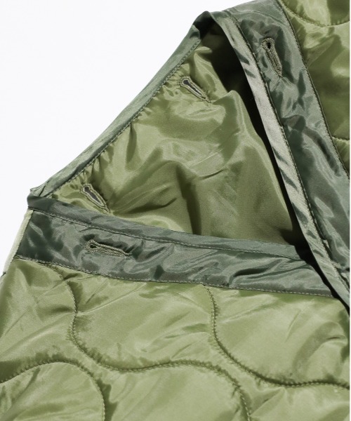 made in standard (メイドインスタンダード)の「MADE IN STANDARD/メイドインスタンダード REVERSIBLE NIGHT CAMO LINER リバーシブルキルトライナーコート(ミリタリージャケット・メンズ・ブラック/オリーブ・FREE)」の13枚目の写真