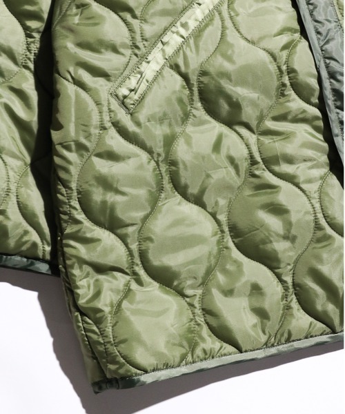 made in standard (メイドインスタンダード)の「MADE IN STANDARD/メイドインスタンダード REVERSIBLE NIGHT CAMO LINER リバーシブルキルトライナーコート(ミリタリージャケット・メンズ・ブラック/オリーブ・FREE)」の15枚目の写真