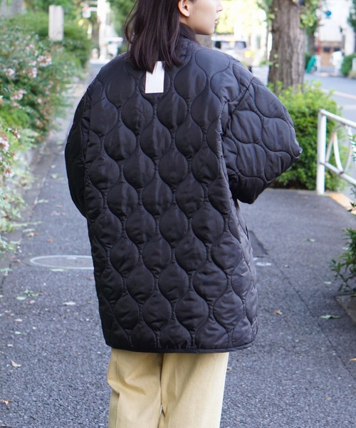 made in standard (メイドインスタンダード)の「MADE IN STANDARD/メイドインスタンダード REVERSIBLE NIGHT CAMO LINER リバーシブルキルトライナーコート(ミリタリージャケット・メンズ・ブラック/オリーブ・FREE)」の20枚目の写真