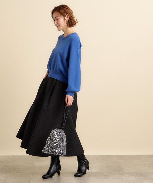 grove（グローブ）の「◆スパンコール巾着2WAYショルダー（ショルダーバッグ・レディース・ブラック系3/ネイビー系3/グレー系3・00）」の14枚目の写真