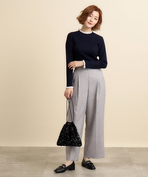 grove（グローブ）の「◆スパンコール巾着2WAYショルダー（ショルダーバッグ・レディース・ブラック系3/ネイビー系3/グレー系3・00）」の16枚目の写真