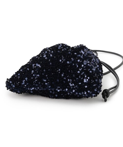 grove（グローブ）の「◆スパンコール巾着2WAYショルダー（ショルダーバッグ・レディース・ブラック系3/ネイビー系3/グレー系3・00）」の5枚目の写真