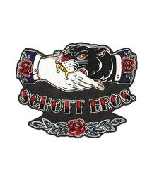 schott（ショット）の「Schott/ショット/PATCH "SHAKE HAND & PANTHER"/シェイクハンド＆パンサー パッチ（その他雑貨・メンズ）」